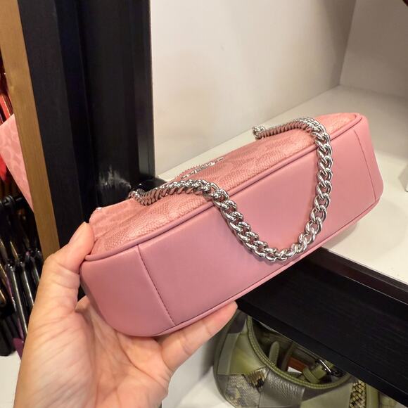 Last 1 ‼️Coach Teri Mini Crossbody Bag Signature Canvas CW323 Dusty Pink - Picture 13 of 13
